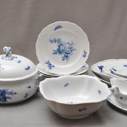Meissen blaue blumen - meissen,