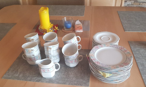 Speise und kaffeeservice set - -,